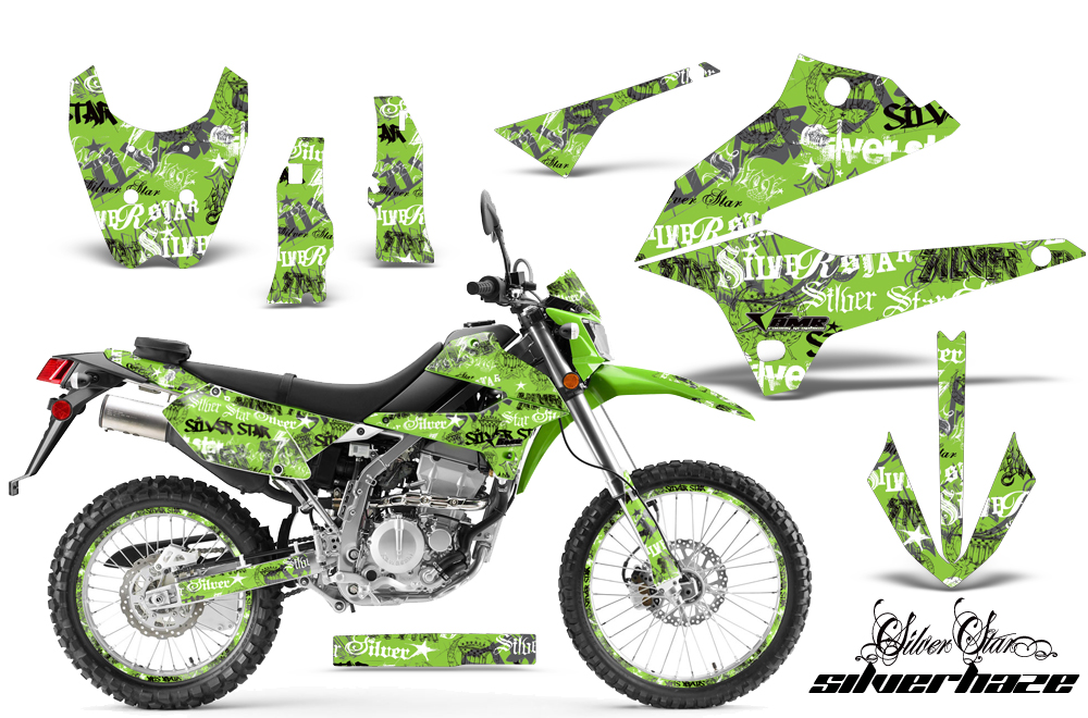 Kawasaki KLX 250 08-09 NP Graphic Kit SSSH BG NPs